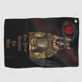 German Shepherd Golfhanddoek (Horizontaal)