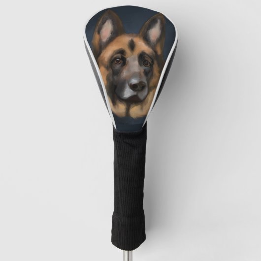 GERMAN SHEPHERD GOLFHEADCOVER (Voorkant)