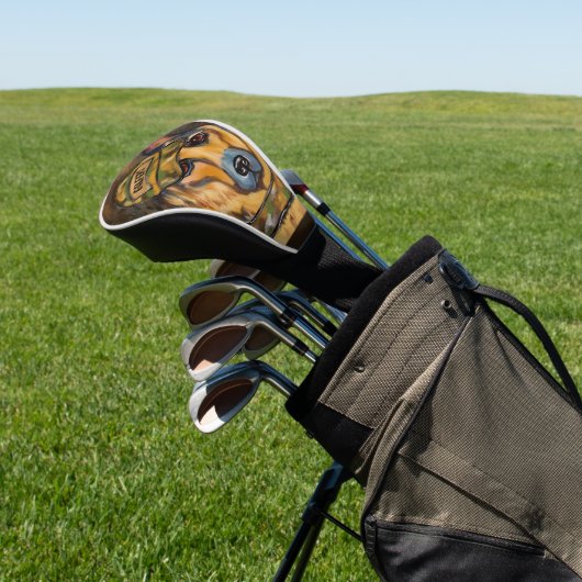 German Shepherd Golfheadcover (Insitu)