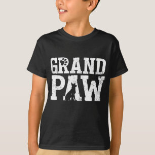 German Shepherd Grand Paw Grandpaw Hondenliefhebbe T-shirt