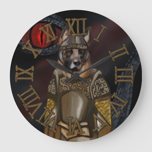 German Shepherd Grote Klok (Voorkant)