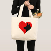 German Shepherd Grote Tote Bag (Voorkant (product))