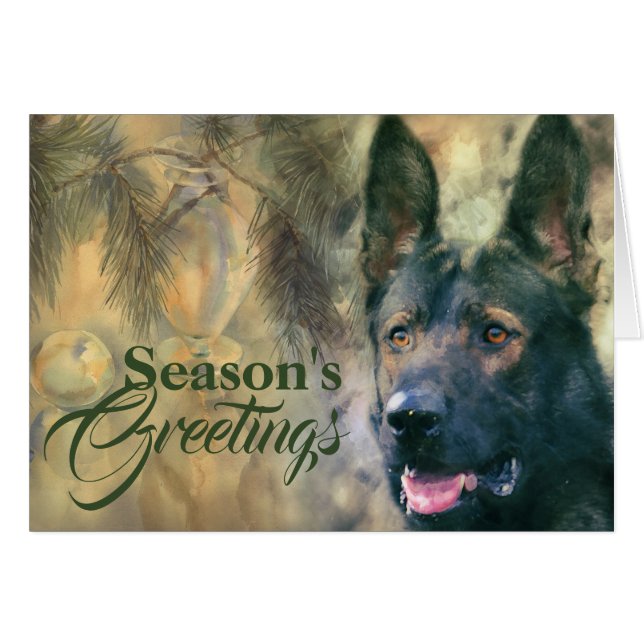 German Shepherd - GSD Painting (Voorkant Horizontaal)