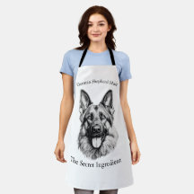 German Shepherd Hair the Secret Ingredient Apron