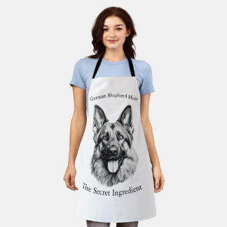German Shepherd Hair the Secret Ingredient Apron Schort