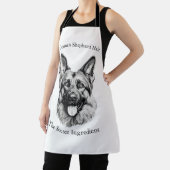 German Shepherd Hair the Secret Ingredient Apron Schort (Insitu)