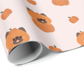 German Shepherd Halloween Cadeaupapier (Rol Hoek)