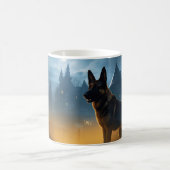 German Shepherd Halloween Scary Koffiemok (Center)