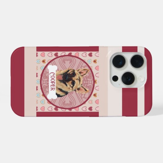 German Shepherd Heart iPhone 11 Pro Case (Verso Horizontal)