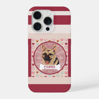 German Shepherd Heart iPhone 11 Pro Case iPhone 15 Pro Hoesje
