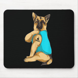 German Shepherd I Love Mam Tattoo Apparel Dog Ma Muismat