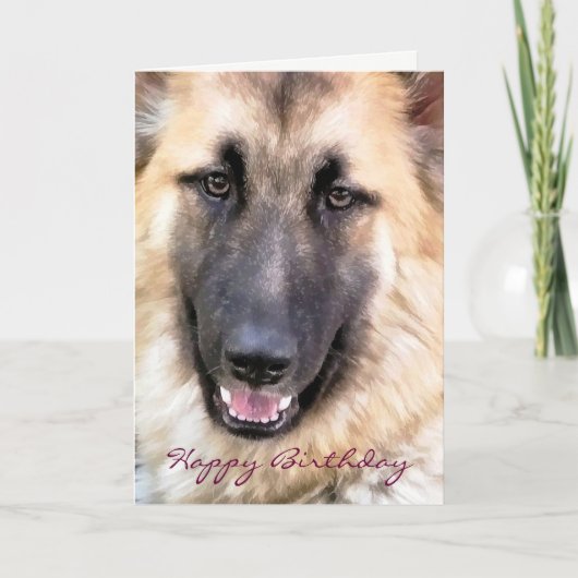 GERMAN SHEPHERD KAART (Voorkant)