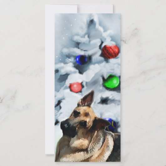 German Shepherd kerstcadeautjes (Voorkant)
