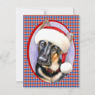 German Shepherd kerstkerstkerstkerstman Kaart