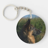 German Shepherd Keyring Sleutelhanger (Voorkant)