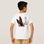 German Shepherd Kind T-Shirt (Achterkant volledig)