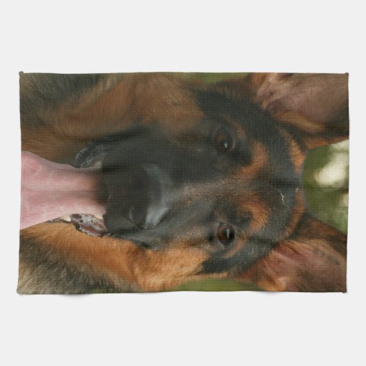 German Shepherd Kitchen Towel Theedoek (Horizontaal)