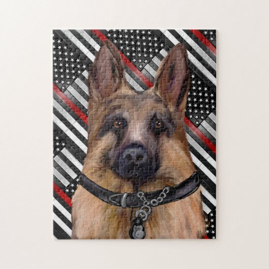 GERMAN SHEPHERD LEGPUZZEL (Verticaal)
