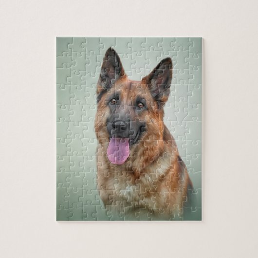 German Shepherd Legpuzzel (Verticaal)