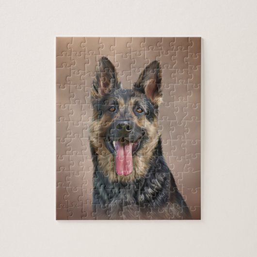 German Shepherd Legpuzzel (Verticaal)