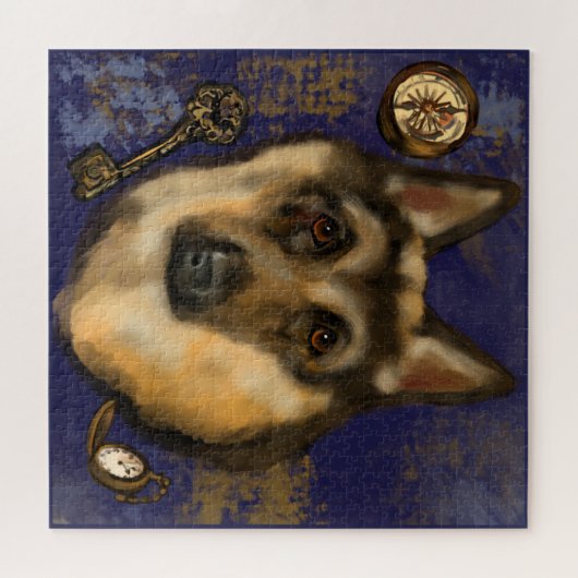 GERMAN SHEPHERD LEGPUZZEL (Horizontaal)