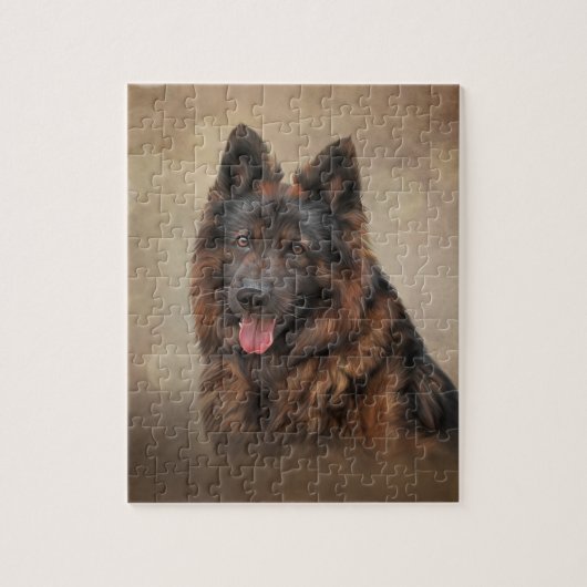 German Shepherd Legpuzzel (Verticaal)