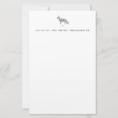 German Shepherd Letterhead Briefpapier (Voorkant)