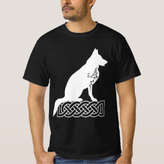 German Shepherd Loki Sailor's Knot White T-shirt