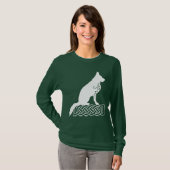 German Shepherd Loki Sailor's Knot White T-shirt (Voorkant volledig)