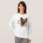 German Shepherd Long Sleeved T-Shirt (Voorkant volledig)