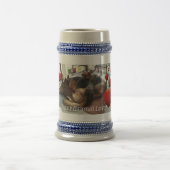 German Shepherd Love Grey/Blue 18 oz Stein Bierpul (Center)