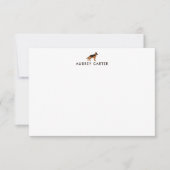 German Shepherd Lover Gepersonaliseerd Dank u Notitiekaartje (Voorkant)