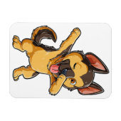 German Shepherd Lover Refkoelkast Magnet Magneet (Horizontaal)