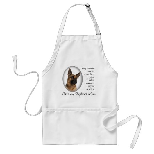 German Shepherd Ma Apron Standaard Schort (Voorkant)