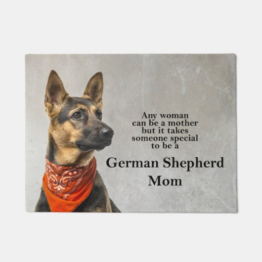 German Shepherd Ma Doormat Deurmat (Voorkant)