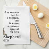 German Shepherd Ma Kitchen Towel Theedoek (Quarter Fold)