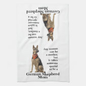 German Shepherd Ma Kitchen Towel Theedoek (Verticaal)