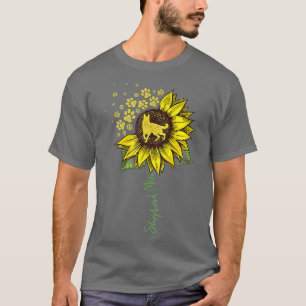 German Shepherd Ma Sunflower Shepherd Gifts Dog M T-shirt