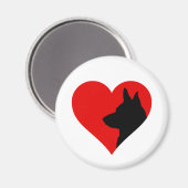 German Shepherd Magneet (Voorkant / Achterkant)
