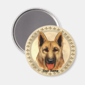 German Shepherd Magneet (Voorkant / Achterkant)
