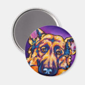 German Shepherd Magneet (Voorkant / Achterkant)