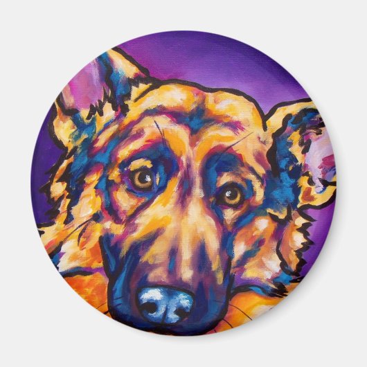 German Shepherd Magneet (Voorkant)