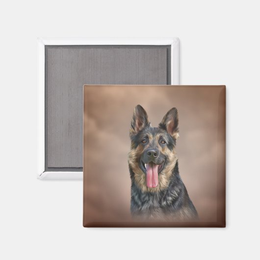 German Shepherd Magneet (Voorkant / Achterkant)