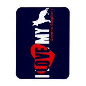 German Shepherd Magneet (Verticaal)