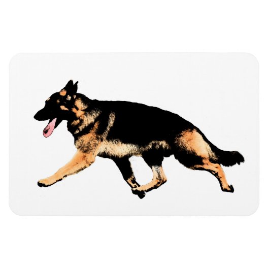 German Shepherd Magneet (Horizontaal)