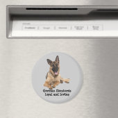 German Shepherd Magnet Magneet (Insitu (Vaatwasser))