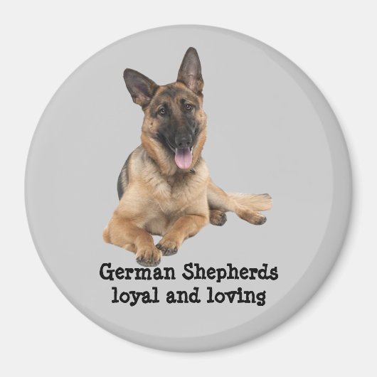 German Shepherd Magnet Magneet (Voorkant)