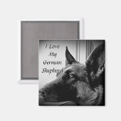 German Shepherd Magnet Magneet (Voorkant / Achterkant)