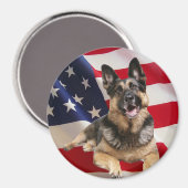 German Shepherd Magnet Magneet (Voorkant / Achterkant)