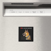 German Shepherd Magnet Magneet (Insitu (Vaatwasser))